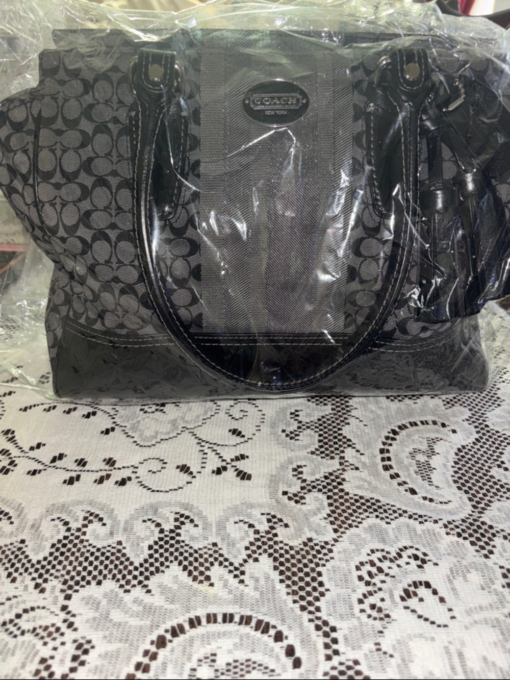 Coach Signature Canvas legacy Molly Satchel gorgeous collectors piece